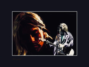 Kurt Cobain 'Two Shades' Lithographs