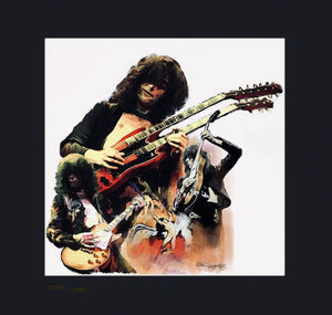 Jimmy Page 'Echoes Of Pompeii II' Lithographs
