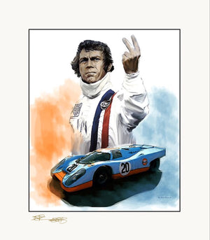 Steve McQueen-La Mans (Lithographs)